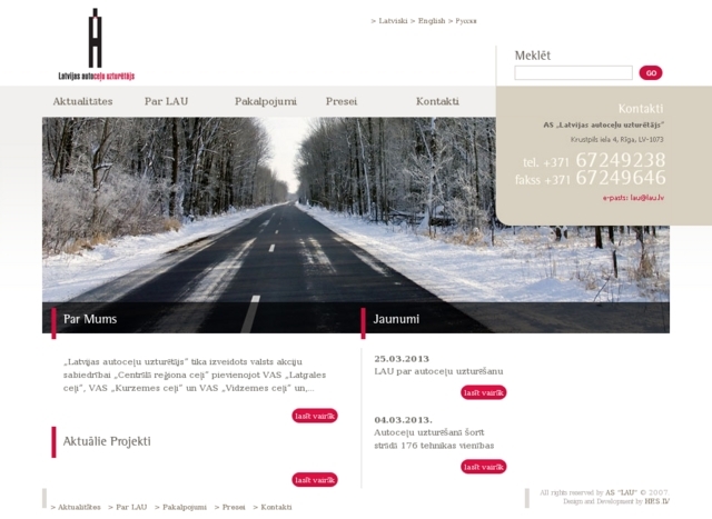 Latvijas autoceļu uzturētājs, AS